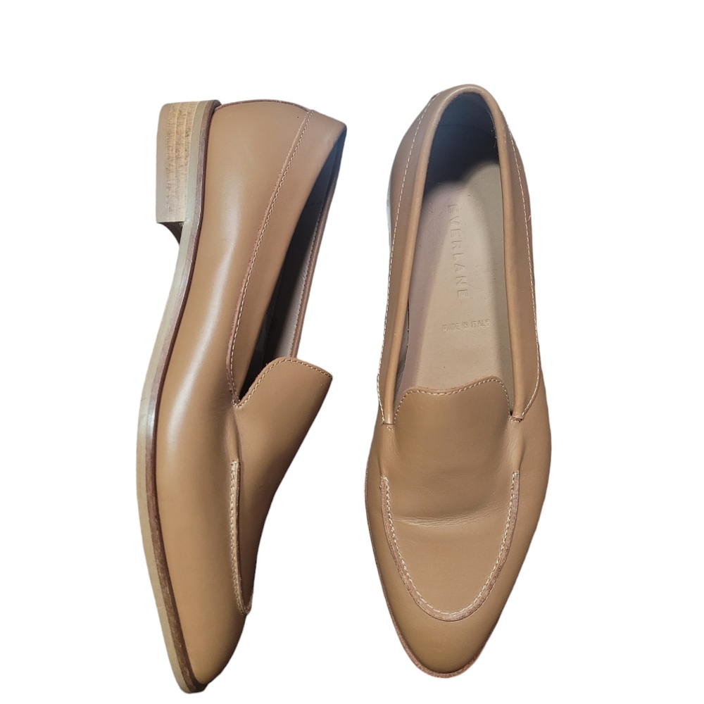 NWOB Everlane Tan Leather Loafers